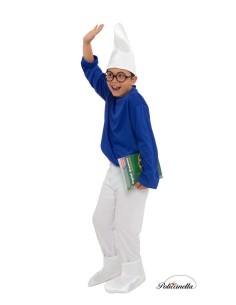 Kostüm Neue blaue Enanito - Hohe Qualität, ideal für Karneval, Themenfestivitäten und besondere Events