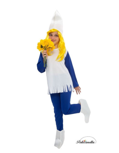 Disfraz Enanita Azul Nuevo - de alta calidad, ideal para carnaval, fiestas temáticas y eventos especiales