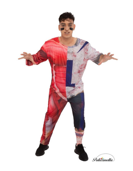 Déguisement Zombie Player Taille L Nouveau - Haute qualité, idéal pour carnaval, fêtes à thème et événements spéciaux