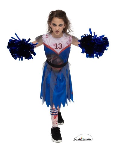 Déguisement Zombie Cheerleader 8/10 Nouvel An - Haute qualité, idéal pour carnaval, festivités de thème et événements spéciaux