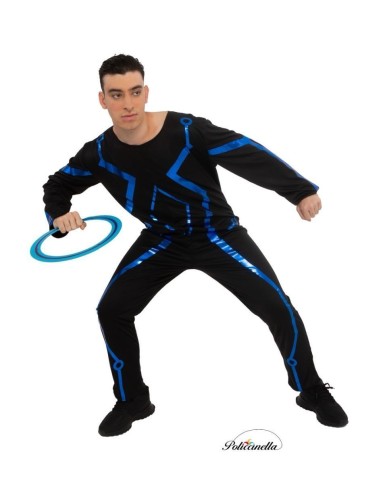 Déguisement Tron MAN Taille L Nouveau - Haute qualité, Idéal pour carnaval, festivités thématiques et événements spéciaux