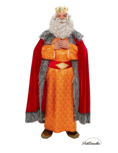 Disfraz Rey Melchor Pelo Gris Talla L Nuevo - de alta calidad, ideal para carnaval, fiestas temáticas y eventos especiales 2