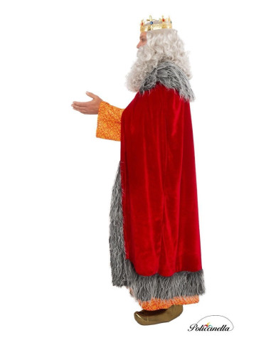 Costume del Re Melchior con cabello...