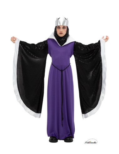 Disfraz Reina Bruja Las Nieves Nuevo - de alta calidad, ideal para carnaval, fiestas temáticas y eventos especiales