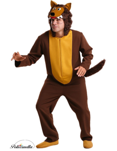 Déguisement Lobo Taille L - Haute qualité, idéal pour carnaval, festivités thématiques et événements spéciaux