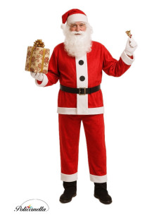 Disfrazzo Papa Noel Talla L - di alta qualità, ideale per auto, feste a tema ed eventi speciali