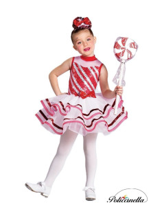 Disfraz Bailarina Candy Caramelo Nuevo - de alta calidad, ideal para carnaval, fiestas temáticas y eventos especiales