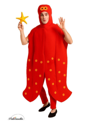 Disguise Octopus Size L - High Quality, Ideal for Carnival, Thematic Festivities and Special Events