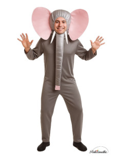 disfarce Elefante Tamanho L - Alta Qualidade, Ideal para Carnaval, Partes Temáticas e Eventos Especiais