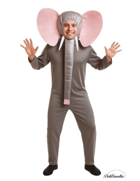 disfarce Elefante Tamanho L - Alta Qualidade, Ideal para Carnaval, Partes Temáticas e Eventos Especiais