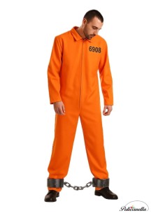 disfarce Prisioneiro Guantanamo Tamanho L - Alta qualidade, ideal para carnaval, festividades temáticas e eventos especiais