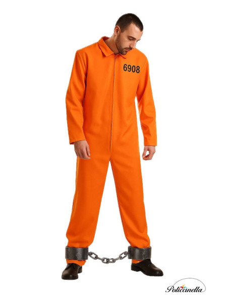 Kostüm Gefangener Guantanamo-Größe L - Hohe Qualität, ideal für Karneval, Themenfeierlichkeiten und besondere Veranstaltungen