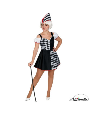 Disfraz Arlequina Talla M - de alta calidad, ideal para carnaval, fiestas temáticas y eventos especiales