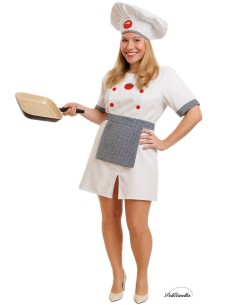 Cuisine Disguise Cook Size M - High Quality, Ideal for Carnival, Thematic Festivities and Special Events