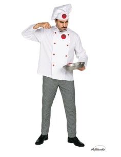 disfarce Tamanho do cozinheiro L - alta qualidade, ideal para carnaval, festas temáticas e eventos especiais