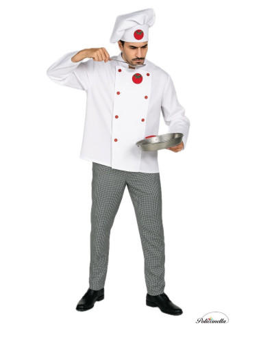 disfarce Tamanho do cozinheiro L - alta qualidade, ideal para carnaval, festas temáticas e eventos especiais disfarce Tamanho do cozinheiro L - alta qualidade, ideal para carnaval, festas temáticas e eventos especiais