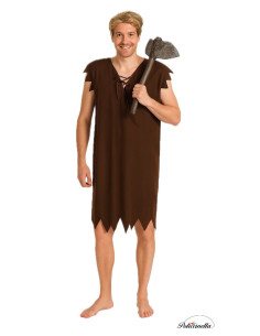 Costume Troglodyte Size L - High Quality, Ideal for Carnival, Theme Festivities and Special Events