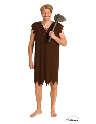 Costume Troglodyte Size L - High Quality, Ideal for Carnival, Theme Festivities and Special Events