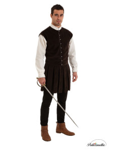 Hidalgo Costume Size L - High Quality, Ideal for Carnival, Theme Festivities and Special Events