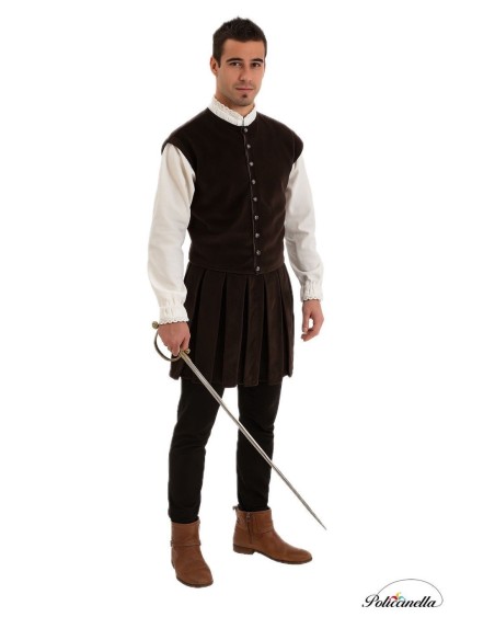 Hidalgo Costume Size L - High Quality, Ideal for Carnival, Theme Festivities and Special Events