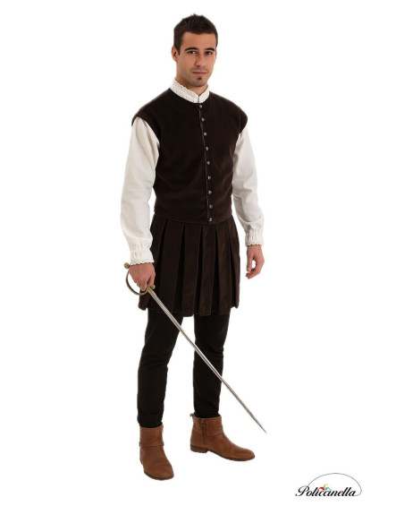 Hidalgo Costume Size L - High Quality, Ideal for Carnival, Theme Festivities and Special Events