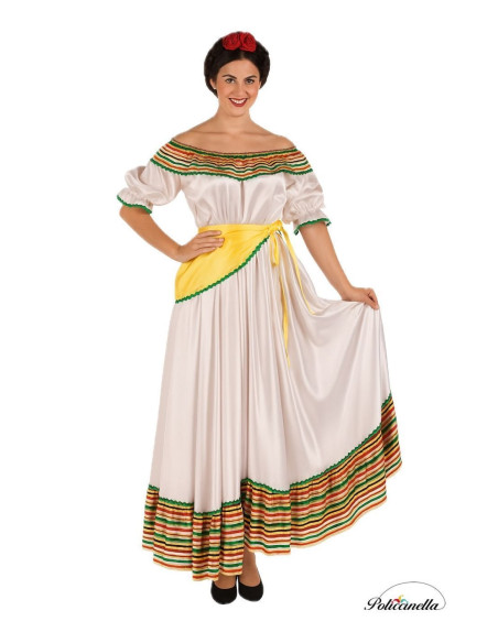 Disfraz Mejicana Lujo Talla M - de alta calidad, ideal para carnaval, fiestas temáticas y eventos especiales