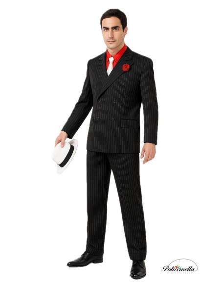 Déguisement Alcapone NG Taille L - Haute qualité, idéal pour carnaval, festivités de thème et événements spéciaux