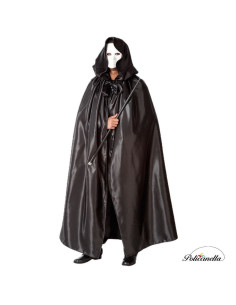 Capa Negra Talla L - de alta calidad, ideal para carnaval, fiestas temáticas y eventos especiales