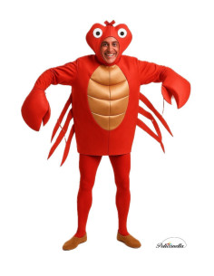 Disfraz Cangrejo Talla L - de alta calidad, ideal para carnaval, fiestas temáticas y eventos especiales