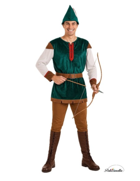 Kostüm Archer Robin Größe L - Hohe Qualität, ideal für Karneval, Themenfestivitäten und besondere Events