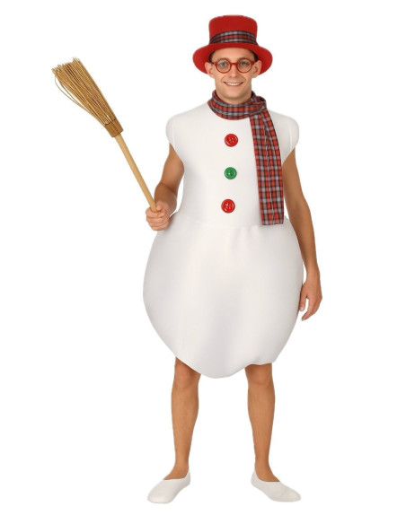 Kostüm Schneemanngröße L - Hohe Qualität, ideal für Karneval, Themenfeierlichkeiten und besondere Veranstaltungen
