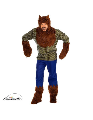 disfarce Lobo Homem Tamanho L - Alta Qualidade, Ideal para Carnaval, Partes Temáticas e Eventos Especiais