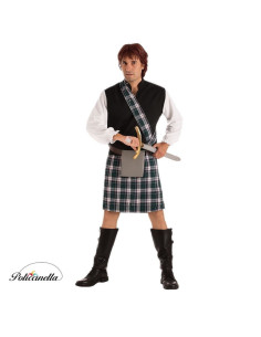 Scottish disguise size L - high quality, ideal for carnival, theme parties and special events