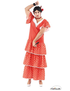 Disfraz Sevillana Hombre Talla L - de alta calidad, ideal para carnaval, fiestas temáticas y eventos especiales