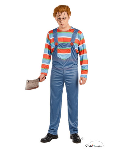 Disfraz Muñeco Diabolico Talla L - de alta calidad, ideal para carnaval, fiestas temáticas y eventos especiales