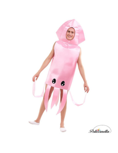 Costume squid size L - high quality, ideal for carnival, theme parties and special events