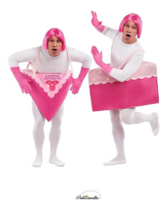 Kostüm Erdbeer-Torte L - Hohe Qualität, ideal für Karneval, thematische Feste und besondere Veranstaltungen