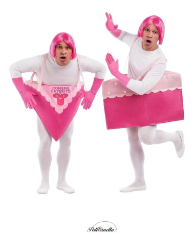 Disfraz Tarta Fresa Talla L - de alta calidad, ideal para carnaval, fiestas temáticas y eventos especiales