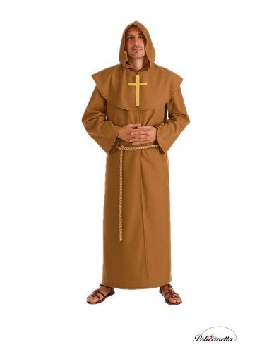 Disfraz Fraile Talla L - de alta calidad, ideal para carnaval, fiestas temáticas y eventos especiales