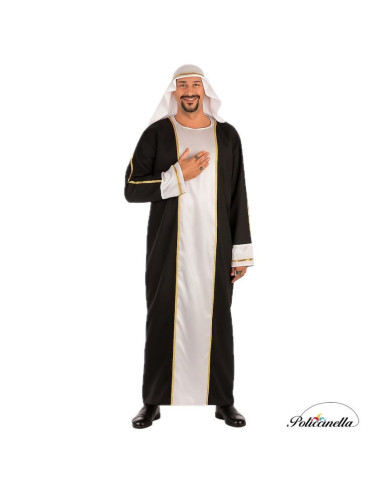 Disfraz Jeque Arabe Talla L - de alta calidad, ideal para carnaval, fiestas temáticas y eventos especiales