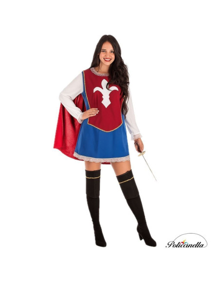 Disfraz Mosquetera Talla M - de alta calidad, ideal para carnaval, fiestas temáticas y eventos especiales