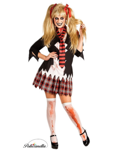 Disfraz Colegiala Siniestra Talla M - de alta calidad, ideal para carnaval, fiestas temáticas y eventos especiales