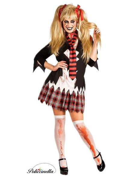 Costume Schoolgirl Sinister Size M - High Quality, Ideal for Carnival, Theme Festivities and Special Events