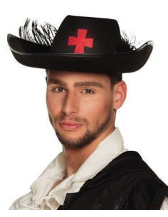 Sombrero templario - di alta qualità, ideale per auto, feste a tema ed eventi speciali
