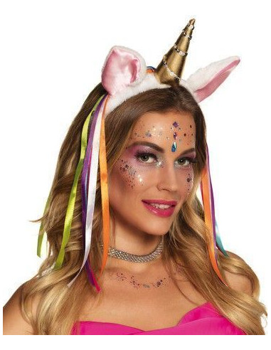 Tiara Unicorn - alta qualidade, ideal para carnaval, festividades temáticas e eventos especiais