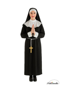 disfarce Nun tamanho m - Alta qualidade, ideal para carnaval, festividades temáticas e eventos especiais