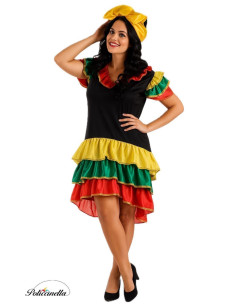 Disfraz Rumbera Talla M - de alta calidad, ideal para carnaval, fiestas temáticas y eventos especiales