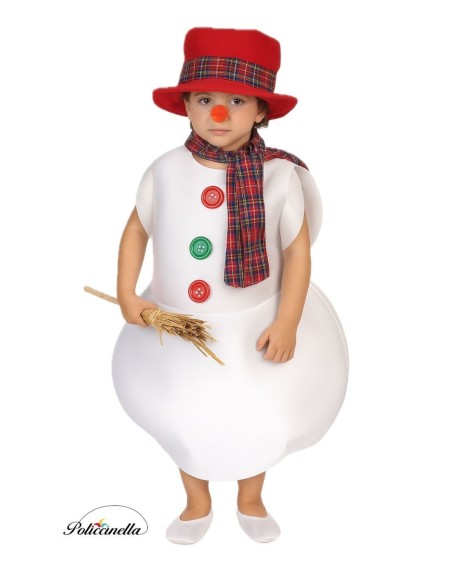 Disguise Snowman 8/10 years - High quality, ideal for carnival, themed parties and special events