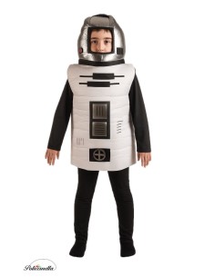 Costume Robot 8/10 years - High quality, ideal for carnival, theme parties and special events