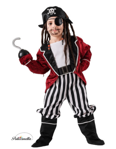 Disfraz Pirata - de alta calidad, ideal para carnaval, fiestas temáticas y eventos especiales